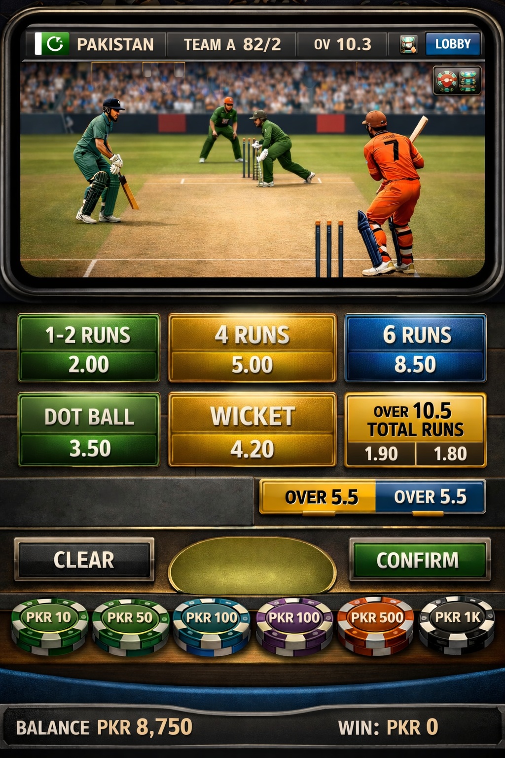 Roibets Casino game